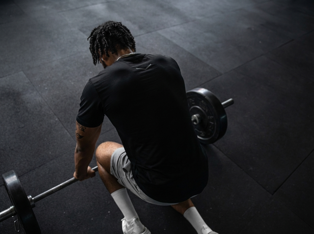 GROUNDED PERFORMANCE TEE – BLACK