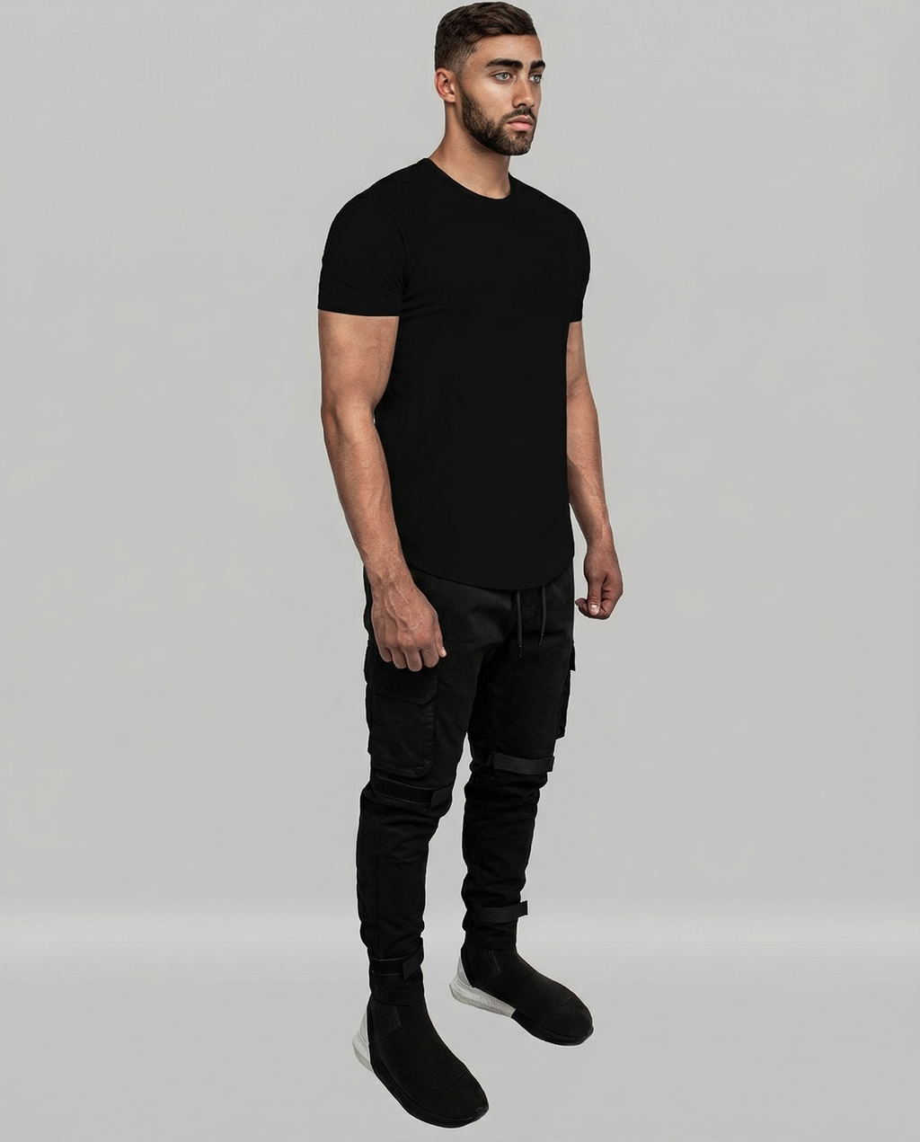 UTILITY CARGO JOGGER – BLACK