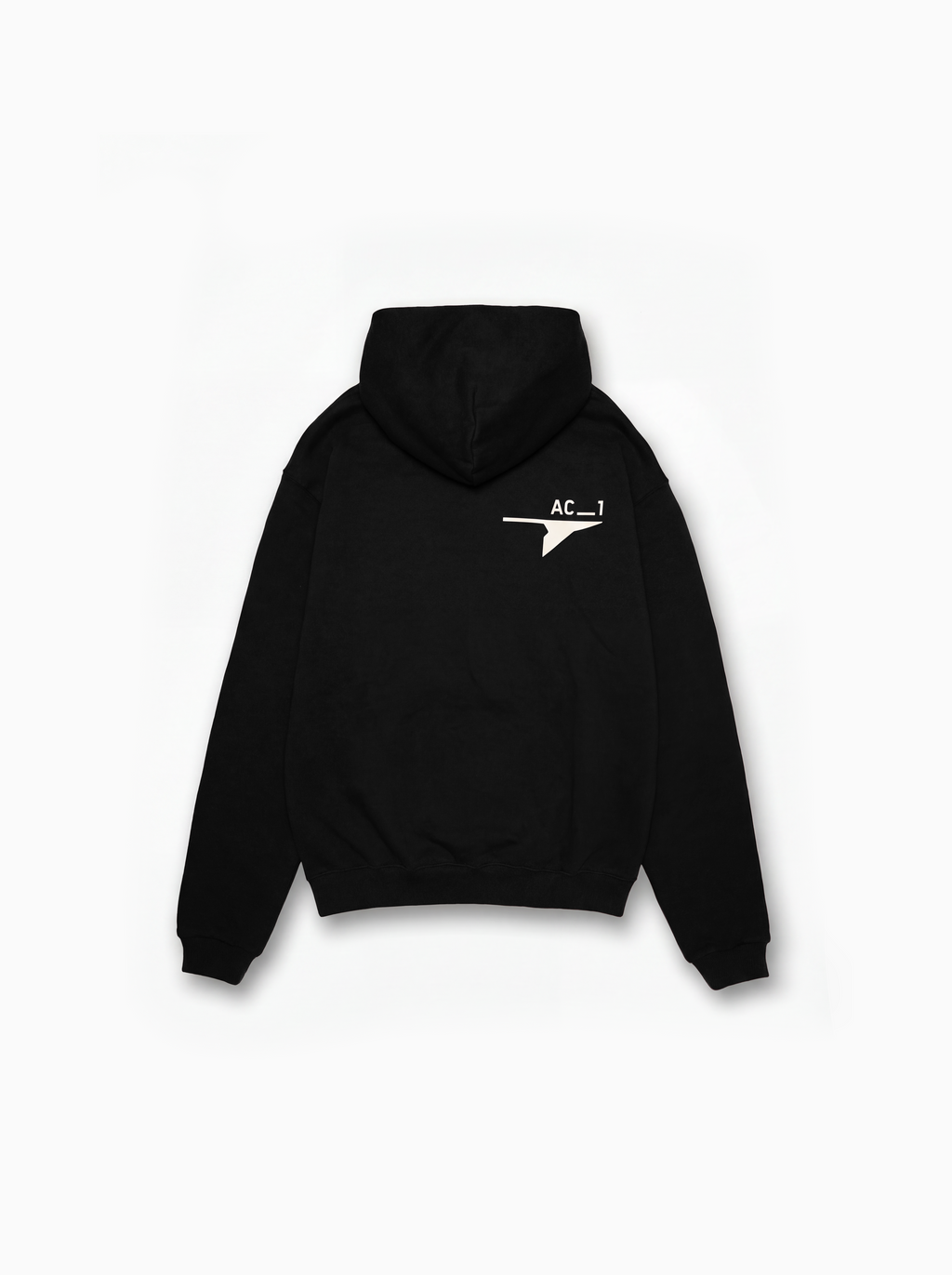 AC1 STAMP VINTAGE OVERSIZED HOODIE - BLACK – AC1 STUDIO