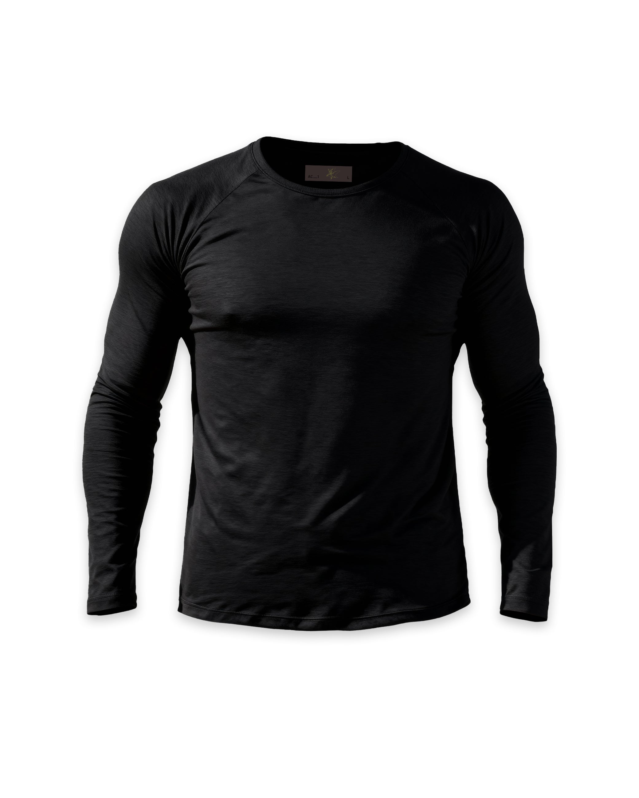 Performance Shirt LS - Brutalist - Black