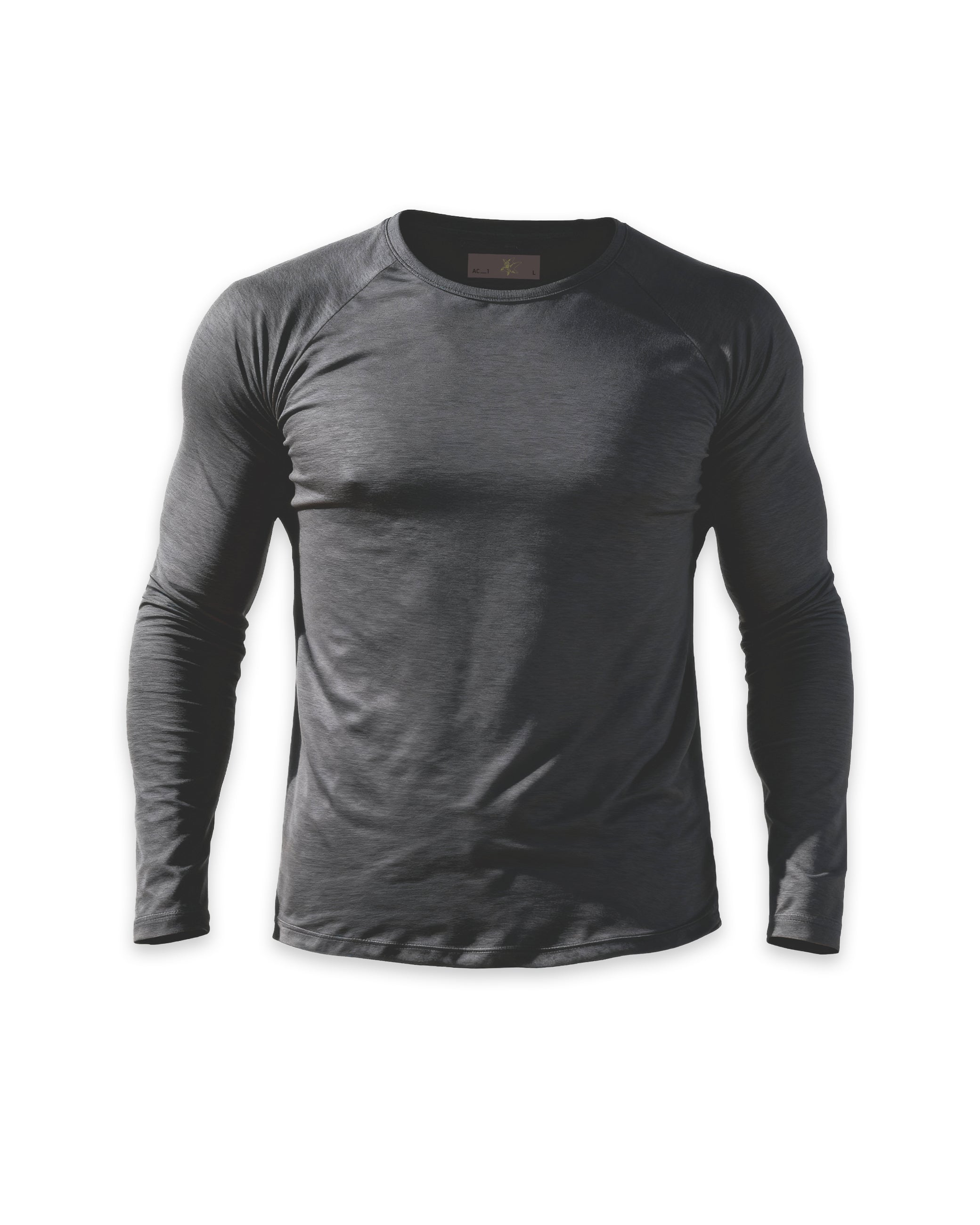 Performance Shirt LS - Brutalist - Obsidian