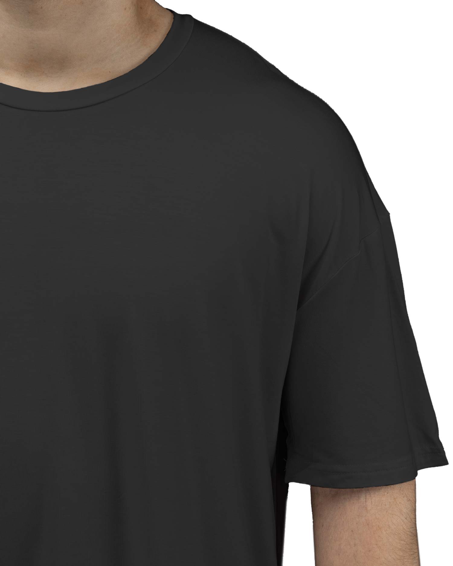 Bamboo Oversized Tee - Brutalist - Stealth