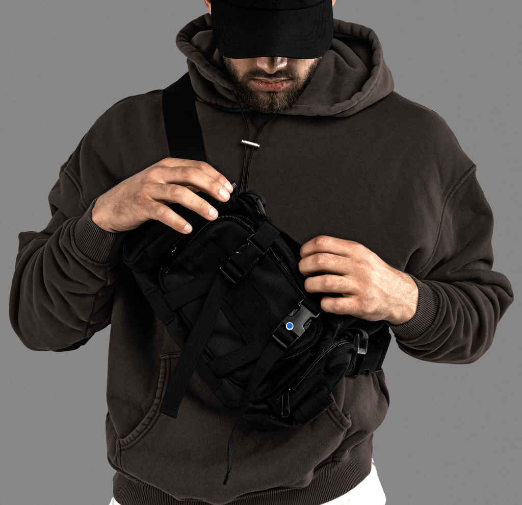 AC1 STAMP VINTAGE OVERSIZED HOODIE - ENTS GRAY