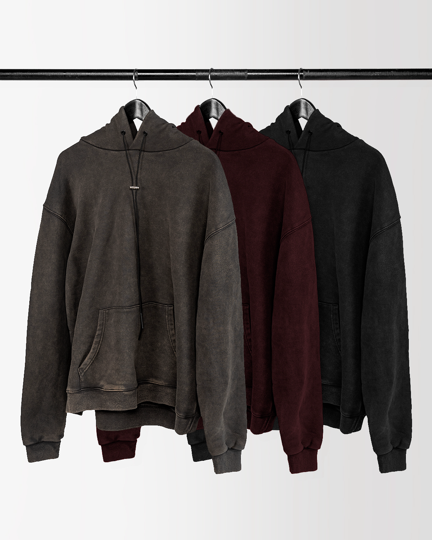 AC1 BRUTALIST VINTAGE OVERSIZED HOODIE - FADED FORGE