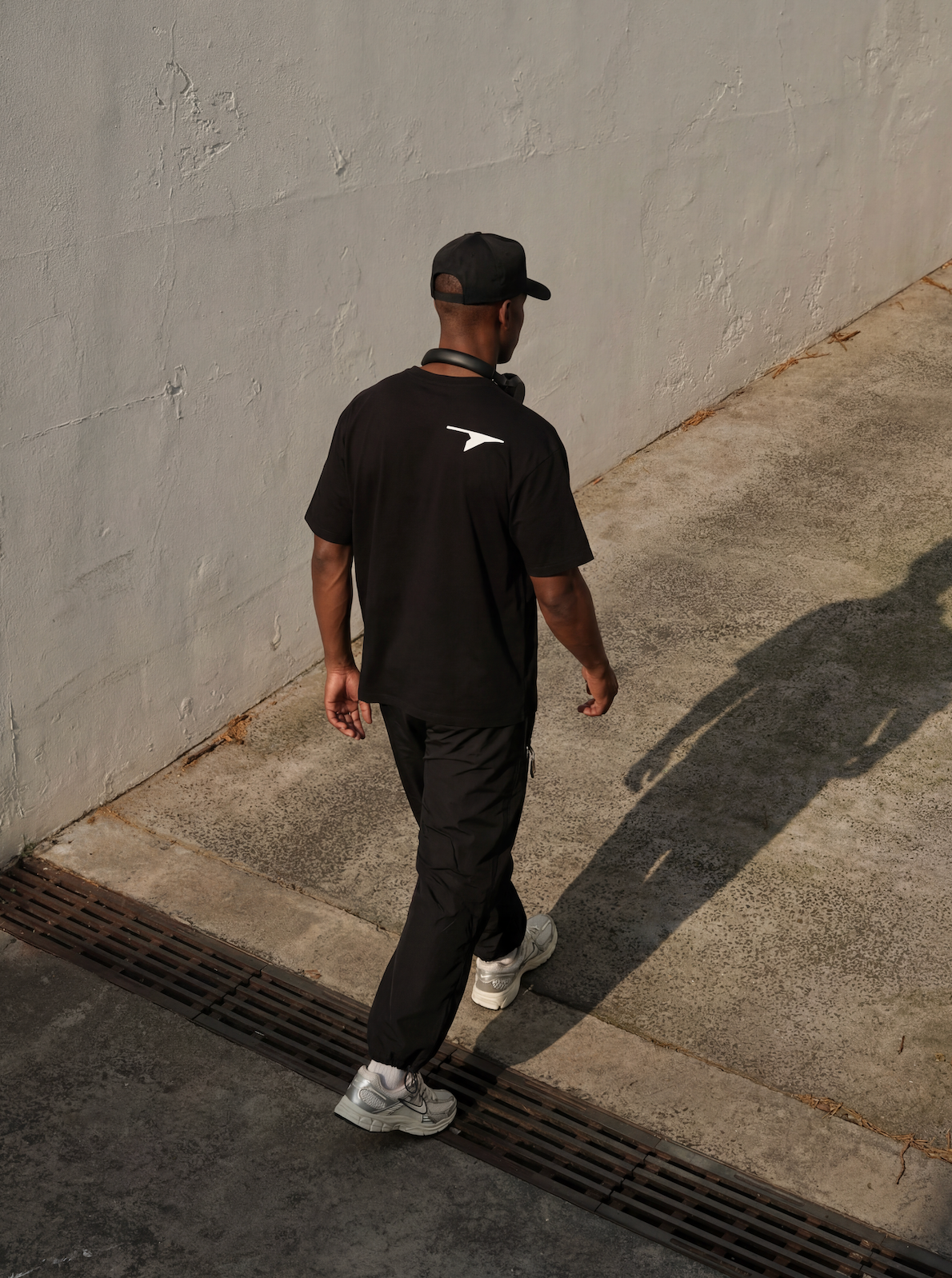 Bamboo Oversized Tee - Brutalist - Black