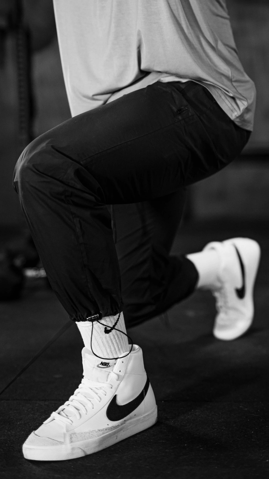 Performance Parachute Joggers - Black